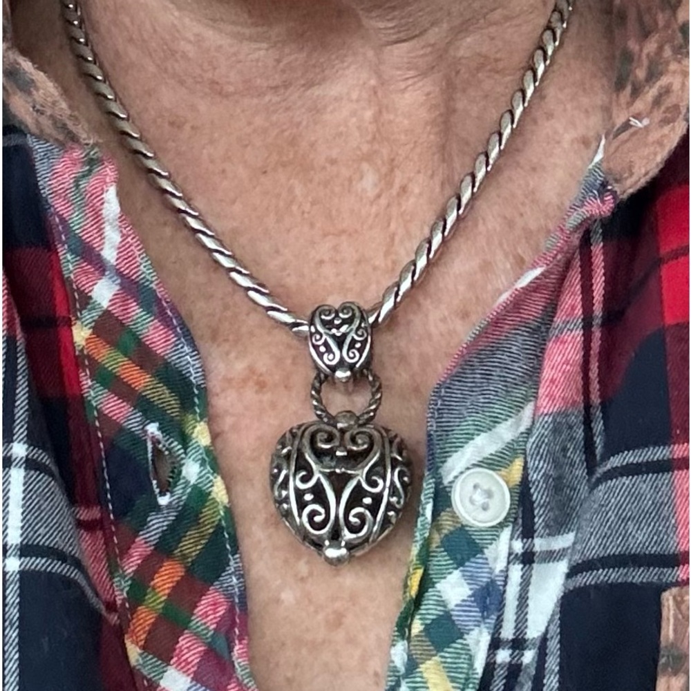 Chunky Brighton necklace with heart